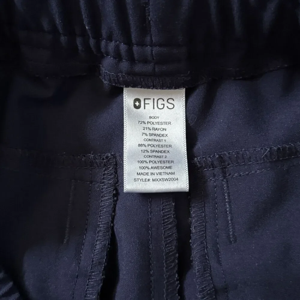 FIGS Tansen Jogger Scrub Pants MXXSW2004 Navy Blue PO 1455 Men’s Size Small